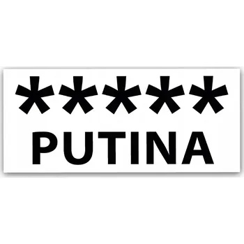 Samolepicí dekorace na vozidlo Samolepka Ukrajina, štítek 8 hvězd na auto