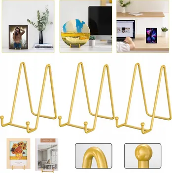 Obraz 3X KOVOVÝ STOJAN NA TALÍŘE, STOJANY, ŽELEZNÝ STOJAN NA FOTOGRAFIE NA STŮL