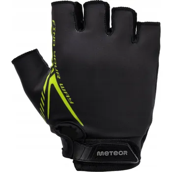 Cyklistické rukavice Dětské cyklistické rukavice METEOR Na Suchý Zip s krátkým suchým zipem