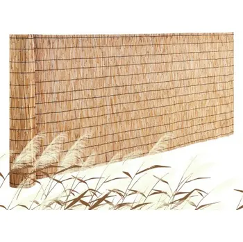 Plot VEVOR Přírodní rákosový plot, 3,3 stopy x 13,3 stopy, rákosový závěs, balkonový plot v roli pro venkovní zahradu, terasu, dekorativní plot pro zahradní oplocení, dělicí stěna, panelová zástěna na soukromí
