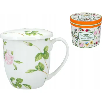Hrnek Carmani Floral Story keramický 370 ml