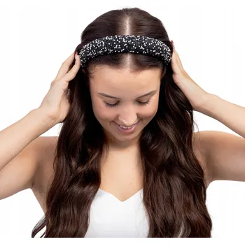 Čelenka Little Angel klasická černá čelenka do vlasů