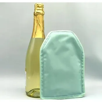 Chladič na víno Chladicí Obal / Chladič na Víno Pouzdro Světle Modrá 15x22 cm 2v1