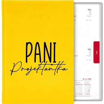 Kalendář Knižkový kalendář 2026 A5 žlutý