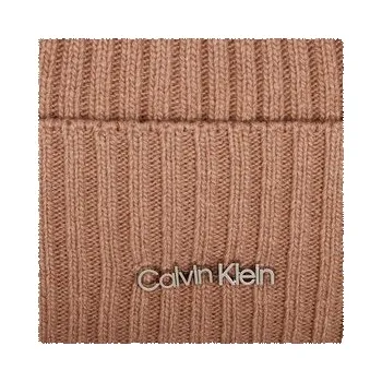 Čepice Čepice Calvin Klein Ck Must Logo Beanie K60K611401 Fialová OS