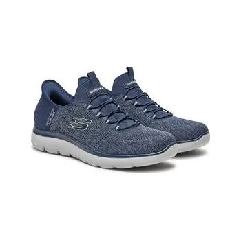 Pánské tenisky Sneakersy Skechers Key Pace 232469 NVY Tmavomodrá 45