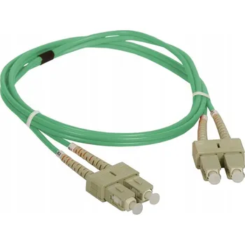 Síťový kabel Propojovací optický kabel MM duplex 50/125 SC-SC OM3 1m