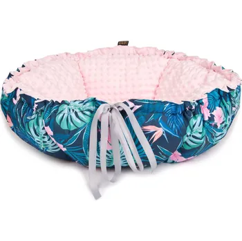 Pelíšek pro psa LAUREN design Pelech Daisy, tropic/růžová Velikost: průměr 65 cm