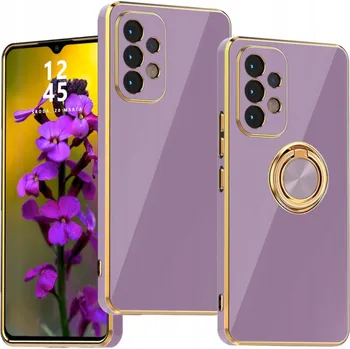 Pouzdro na mobilní telefon Zadní Kryt RCBR pro Samsung Galaxy A23 GLAMOUR CASE fialový