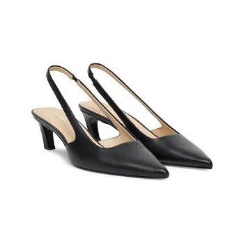 Dámské lodičky Lodičky Calvin Klein Ess Kitten Heel Sling Back HW0HW02641 Černá 39