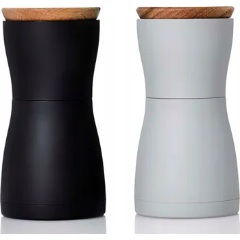 Kuchyňský mlýnek ADHOC RUČNÍ MLÝNEK NA PEPŘ A SŮL SADA ŠEDO-ČERNÁ 2KS