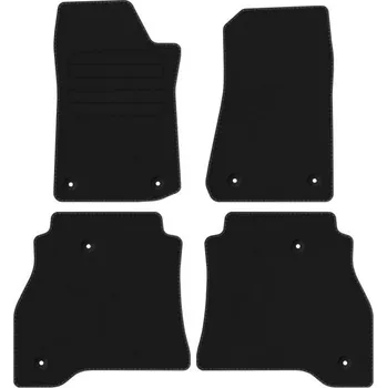 autokoberec Velurové autokoberce s upevněním v sadě Edecor