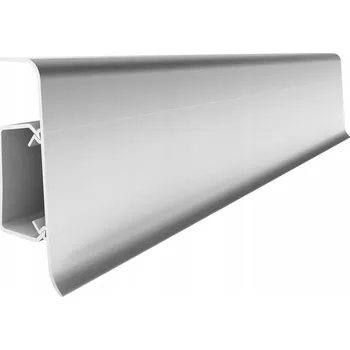 Podlahová lišta Lišta Vox Vilo PVC 22 x 55 délka 250 cm stříbrná