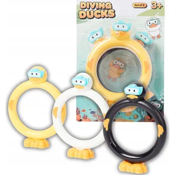 HRAČKA PRO POTÁPĚNÍ HRA NA POTÁPĚNÍ 3 KUSY KACHNÍ BAZÉN