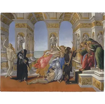 prostírání Prostírání na stůl Pomluva Apellova podle Sandra Botticelliho