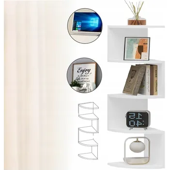 police 5-PATROVÁ ROHOVÁ ZÁVĚSNÁ POLICE, ROHOVÁ POLICE NA ZEĎ