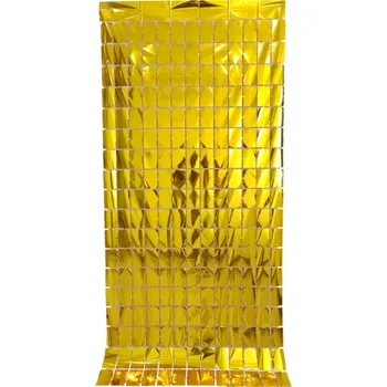 Dekorační panelová záclona 200x100cm zlatá na maturitní ples, narozeniny, dekorace