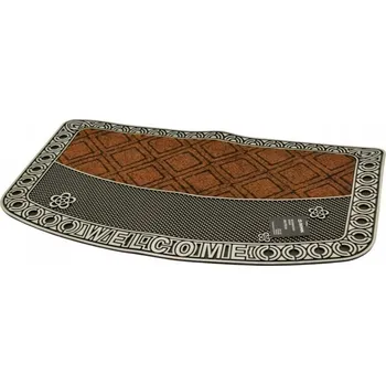 Rohožka Gumová kokosová rohožka 45x75cm Welcome protiskluzová pod dveře 0633