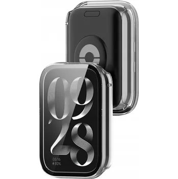 Pouzdro na mobilní telefon Pouzdro s vestavěným sklem Bizon pro Xiaomi Mi Smart Band 9 Pro, pouzdro, pouzdro