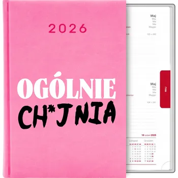 Kalendář Knižkový kalendář 2026 A5 růžový