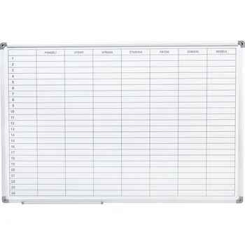 Kancelářský nábytek ARTA Týdenní plánovací tabule ARTA 90x60 cm