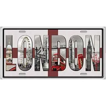 Obraz Plechová cedule London