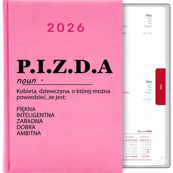 Kalendář Knižkový kalendář 2026 A5 růžový