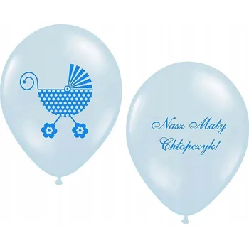 Balónek VELKÉ Balónky BABY SHOWER NÁŠ MALÝ CHLAPEČEK 30 cm.