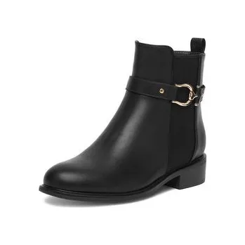 Dámské kozačky Polokozačky DeeZee HX20207-291 Černá 41