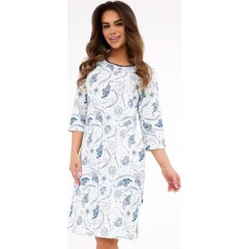 Dámská noční košile Noční košile Cornette Ingrid - 3/4 rukáv Ecru 4XL