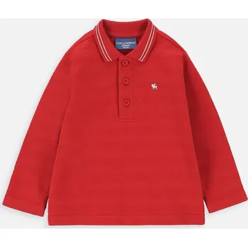 Pánské tričko Chlapecké Polo Tričko Červené Velikost 74 Coccodrillo