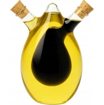 Nádoba na olej a ocet Skleněná láhev na olej a ocet s hruškou