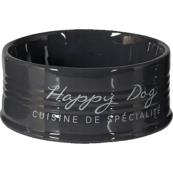 Miska pro psa Jedna keramická miska Duvo+, šedá, 0,3 l