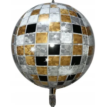 Balónek Disko koule 3D fóliový balónek na párty, 50 cm