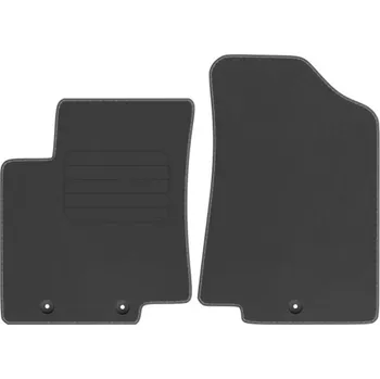 autokoberec Velurové autokoberce s upevněním v sadě Edecor