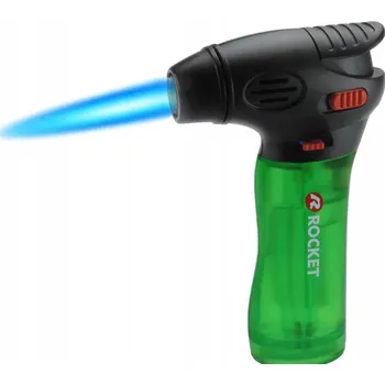 Zapalovač PLYNOVÝ HOŘÁK ZAPALOVAČ ZAPALOVAČ ŽHAVÍCÍ NA PLYN ROCKET FIALOVÝ