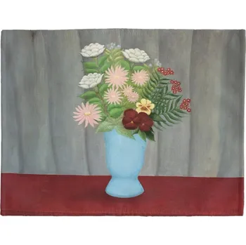 prostírání Prostírání na stůl Zátiší s květinami v modré váze Henri Rousseau