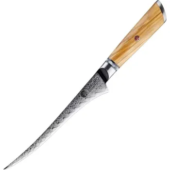 Kuchyňský nůž Vykosťovací nůž z damaškové oceli SaKuRo Olive