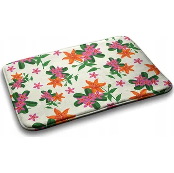 Koupelnová předložka Koupelnové a kuchyňské předložky s květinovým vzorem