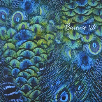 Úplet Paví pírka (E) (Top kvalitní úplet Bella digitisk)