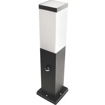 Stojací lampa Stojací lampa Zahradní sloupek Soppa 1xE27 LED 45cm černá s PIR čidlem pohybu