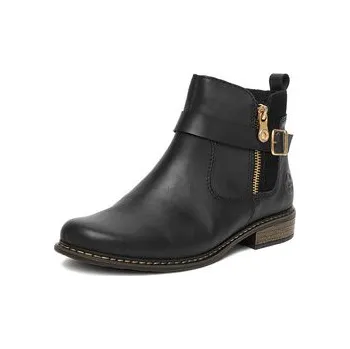 Dámská obuv Polokozačky Rieker Z4959-00 Černá 39