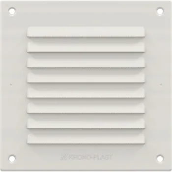 Větrací mřížka Ventilační mřížka Ventilační Krono-Plast bílá
