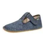 Beda zdravé flexibilní barefoot bačkůrky BFN-170020/W/OP - Grey Denim - užší pata S PEVNÝM OPATKEM Velikost EU: 30, vnitřní délka: 194, vnitřní šířka: 76
