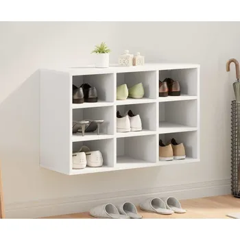 Botník vidaXL Skříň na obuv s policí Bílá 77,5 x 30 x 51 cm kompozitní dřevo [808675]