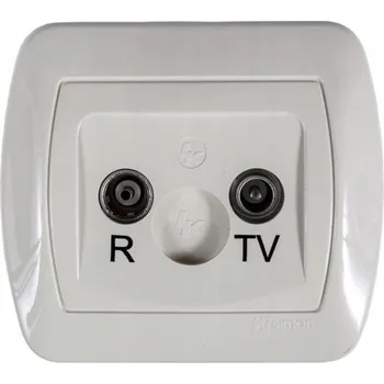 Elektrická zásuvka Anténní zásuvka nástěnná Kontakt-simon béžová