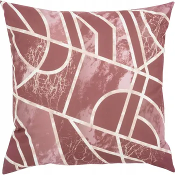 Polštář Dekorační Polštář GLAMOUR růžová 60x60 cm