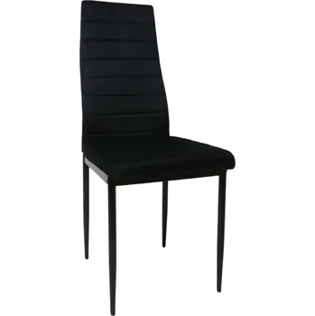 Jídelní židle Židle Dankor Design, černý velur, 1 ks