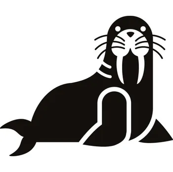 Samolepící dekorace Samolepka na stěnu lachtan 12x15 cm