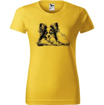 Tričko - Papillon Barva: Žlutá (04), Velikost: XS, Střih: Dámské